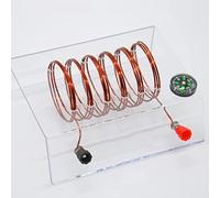 MFRELMNZG Dispositif expérimental à solénoïde électrifié - Matériel d'enseignement de la Physique - Utilisé pour Les expériences de Physique au collège