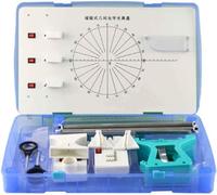 MFRELMNZG Équipement Optique Boîte expérimentale Portable en Plastique Optique Banc Optique Expérience Physique Équipement expérimental Optique Petit Banc Optique Version magnétique géométrique