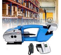 MFRELMNZG Machine de cerclage Automatique à Fusion à Chaud, Outil de cerclage électrique, Machine de cerclage par soudage, Machine de cerclage d'emballage alimentée par Batterie 3000 mAh pou