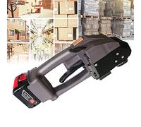 MFRELMNZG Machine de cerclage électrique à soudage pour feuillard PP/Pet de 1/2 à 7/10 Pouces, alimentée par Batterie Rechargeable, Outil de cerclage Automatique à Fusion à Chaud, Presse à b