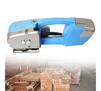 MFRELMNZG Machine de cerclage électrique Automatique à soudage à Chaud, Machine de cerclage Portable pour PP et Pet, Machine de cerclage à Fusion à Chaud Manuelle, Bleue