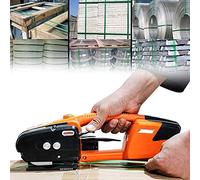 MFRELMNZG Machine de cerclage électrique, Outil de cerclage Automatique à soudage à Chaud, Machine de cerclage Portable pour Sangles et feuillards, Machine de cerclage à Fusion à Chaud Porta