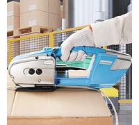 MFRELMNZG Machine de cerclage électrique Portable à soudage, Largeur de feuillard 13-16 mm, Outil de cerclage électrique à soudage Automatique Portable pour feuillard Pet/PP