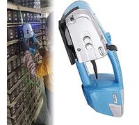 MFRELMNZG Machine de cerclage électrique Portable, Machine de cerclage à Fusion à Chaud Manuelle, Machine de cerclage Automatique, pour Outil de cerclage Rechargeable avec Largeur de Bande P