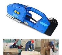 MFRELMNZG Machine de cerclage électrique pour Sangles PP/Pet de 1/2 à 5/8 po, Outil de cerclage sans Fil, Machine de cerclage Automatique à Fusion à Chaud pour palettes et boîtes, Presse à b