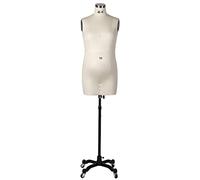 MFRELMNZG Mannequin de Couture Femme Enceinte, Mannequin de Couture avec Support, Torse de Mannequin, modèle de Couture pour présentation de vêtements féminins, intéressant, Grand, Blanc