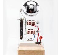 MFRELMNZG Matériel d'expérimentation électromagnétique Physique Matériel d'enseignement Scolaire Cloche électrique Verticale Modèle de Cloche Matériel d'expérimentation