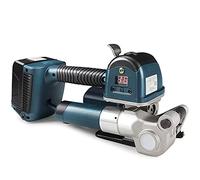 MFRELMNZG Outil de cerclage électrique, Machine de cerclage par soudage électrique, Machine de cerclage à Fusion à Chaud Portable, pour feuillard PP/Pet de 13 à 19 mm de Largeur pour Le Bois