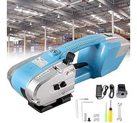 MFRELMNZG Outil de cerclage électrique Portable à soudage pour feuillard PP/Pet, alimenté par Batterie, Largeur de feuillard de 1/2 à 5/8 po, Machine de cerclage Automatique à Fusion à Chaud