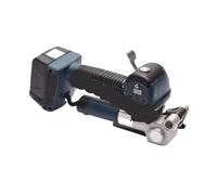 MFRELMNZG Outil de cerclage et d'emballage, Machine de cerclage électrique Portable, Presse à balles électrique Portable, Machine de cerclage en Plastique Pet et Acier, emballeuse automatiqu