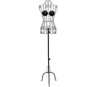 MFRELMNZG Support de Mannequin de Torse, Torse de Mannequin féminin avec Support, pour Suspendre des vêtements et des Pantalons de Femme, Mannequin de Tailleur Demi-Corps, HEI réglable