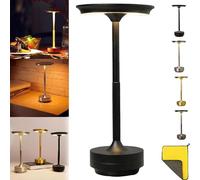 MFRVXQUL Lampe Ecolume Yifare, Lampe Ecolume Sherum, Lampe sans Fil Ecolume Sherum, Lampe de Table Ecolume Vueeze, Lampe de Table sans Fil USB Rechargeable (Black)