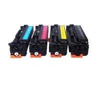 MfsREv Crg055 Toner Cartridge Remplacement Compatible avec I-Sensys LBP663CDW LBP664CX MF742CDW avec Puce(CRG-055 C with Chip)