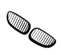 MFTGRS Pour E60 E61 M5 Série 5 2003 2004 2005 2006 2007 2008 2009 2 Pièces Pare-chocs Avant Grille Rein Grilles Course(Noir brillant)