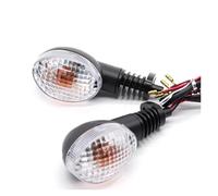 MFTGRS pour EX250R pour Ninja 250R KLX250 S SF KLX300SM pour Vulcan S 650 pour D-Tracker X 250 Clignotant Moto Clignotant(Blanc)