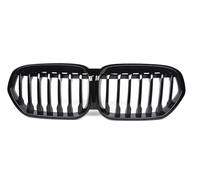 MFTGRS Pour F48 LCI X1 2019 2020 2021 Grille Radiateur Avant Noire Brillante(1-Latte)