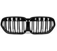 MFTGRS Pour F48 LCI X1 2019 2020 2021 Grille Radiateur Avant Noire Brillante(2 lattes)