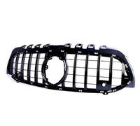 MFTGRS Pour Mercedes Pour Benz Classe A W177 2019 + GTR Style Voiture Pare-chocs Avant Calandre Course(Noir)