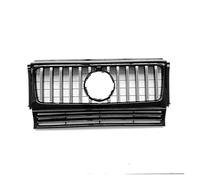 MFTGRS Pour Mercedes Pour Benz Classe G W463 G500 G550 G63 G65 G55 AMG 1990-2018 GT R Style Tuning Accessoires Calandre Entrée Pare-chocs Avant(Argent)