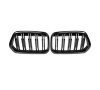 MFTGRS Pour X2 Série F39 2018 2019 2020 2021 2022 2023 2 Pièces Grilles Pare-chocs Avant Voiture Grilles Course(Double noir brillant)