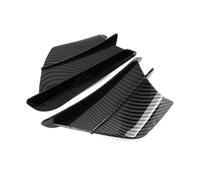 MFTGRS pour Y&amaha YZF R1 R1M R1S R7 R6 R3 R125 FZ6R TZR50 FZ1 pour Fazer Moto Carénage Latéral Aileron Aérodynamique Déflecteur Aile Spoiler(Fibre de Carbone)