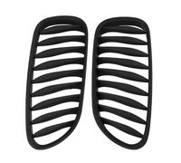 MFTGRS Pour Z4 E85 E86 Coupé 2003-2008 2 Pièces Pare-chocs Avant Calandre Capot Grilles Course 51117117757 51117117758(Noir mat)