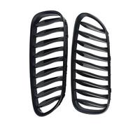 MFTGRS Pour Z4 E85 E86 Coupé 2003-2008 2 Pièces Pare-chocs Avant Calandre Capot Grilles Course 51117117757 51117117758(Noir brillant)