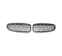 MFTGRS Pour Z4 E89 2009 2010 2011 2012 2013 2014 2015 2016 Grille Diamant Pare-chocs Avant Voiture Calandre Course Calandre Brillante(Argent)