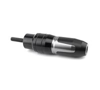 MFTGRS Protection Anti-Collision pour Moto Curseur Déchappement Crash Pad Accessoires Moto pour Royal Enfield pour Himalayan 400 pour Scram 411 pour Interceptor 650 pour Continental GT 650(Titane)