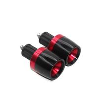 MFTGRS Protection Anti-Collision pour Moto pour Suzuki GSR 600 400 750 GSR750 GSR600 GSR400 GSX-S 750 2011 7/8" 22MM Poignées Guidon Moto Bouchon Curseur Embout Guidon À Main(Rouge)