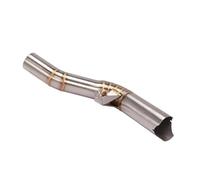 MFTGRS Tuyau Échappement Moto Échappement Moto Raccordement Tuyau Intermédiaire Escape Silencieux pour Suzuki GSXR 600 750 K8 K9 L1 GSXR750 GSXR600 2008-2010