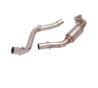 MFTGRS Tuyau Échappement Moto Échappement Moto Silencieux Avant Lien Tuyau À Enfiler pour NC700 NC750X NC750S NC700X DCT NC 700 750