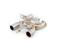MFTGRS Tuyau Échappement Moto Échappement Moto Silencieux Tuyau Tuyau Escape pour Triumph pour Street Twin pour Street Cup 900 pour Speedmaster 1200 2016-2020