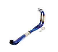 MFTGRS Tuyau Échappement Moto Échappement Moto Système Complet Lien Tuyau À Enfiler pour Ninja 400 Z400 Z250 pour Ninja 250 2017-2022(B)