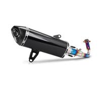 MFTGRS Tuyau Échappement Moto Système Complet Échappement Moto Connecter Silencieux avec DB Killer pour Y&amaha XMAX300 Xmax 300 2017-2024(B)