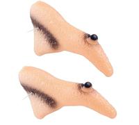 MFUOE Faux nez de sorcière pour Halloween, accessoires de déguisement de sorcière, accessoires de déguisement, accessoires de costume d'Halloween, fausses parties du corps effrayantes (2)