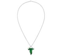 MFUOE The Ring Necklace Elegant Elfe Tree Leaf Enamel Chain Vintage Green Leaf Elfe Pendentif Collier pour Excellent Cadeau Vêtements