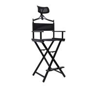 MFWHEFJ Chaise Pliante Camping Chaise De Réalisateur Haute Pliante for Salon De Maquillage, Tabouret d'artiste, Support en Forme De X, USA, Haute Pliante for Maquilleur