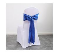 MFWHEFJ Noeud Chaise Mariage 50PCS Christmas Green Satin Chair Sashes