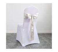 MFWHEFJ Noeud Chaise Mariage 50PCS Christmas Green Satin Chair Sashes
