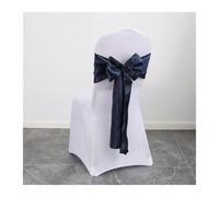 MFWHEFJ Noeud Chaise Mariage 50PCS Christmas Green Satin Chair Sashes