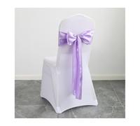 MFWHEFJ Noeud Chaise Mariage 50PCS Christmas Green Satin Chair Sashes