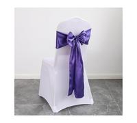 MFWHEFJ Noeud Chaise Mariage 50PCS Christmas Green Satin Chair Sashes