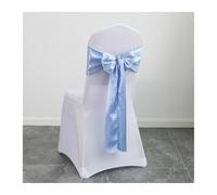 MFWHEFJ Noeud Chaise Mariage 50PCS Christmas Green Satin Chair Sashes