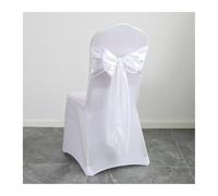 MFWHEFJ Noeud Chaise Mariage 50PCS Christmas Green Satin Chair Sashes