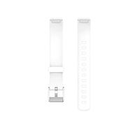 MFXFKOKGAX Bracelet De Montre Compatible For Fitbit, Connectée For LUXE For Silicone Qualité Supérieure For Suivi D'activité(White,S Size)