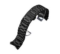 MFXFKOKGAX Bracelet De Montre For Acier Inoxydable For Extrémité Incurvée, Compatible For Les Bracelets For Longines 22 Mm For 24, Fermoir Papillon Universel(Black,18mm)