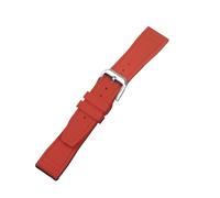 MFXFKOKGAX Bracelet De Montre For Caoutchouc For IWC Pilot, Compatible For Le For Little Prince Portugal PORTOFINO, Sport For Silicone(Red,22mm)