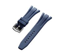 MFXFKOKGAX Bracelet De Montre For Caoutchouc For Silicone 28 Mm/30 Mm For AP Royal Oak Offshore 15400, 26470, 15703, For GA2100, Accessoires(Blue,30mm(Matte))