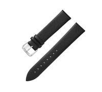MFXFKOKGAX Bracelet De Montre For Cuir Ultra Fin, Souple, Uni, Étanche, 8 Mm, 10, 12, 13, 14, 15, 16, 17, 18, 19, 20, 21, 22(Black,16mm)